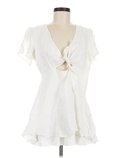 Pre-owned Lulus Cocktail Dress In White