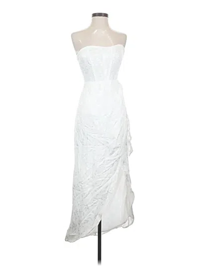 Pre-owned Lulus Cocktail Dress In White