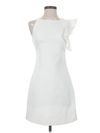 Pre-owned Lulus Cocktail Dress In White
