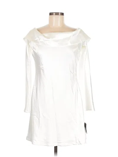 Pre-owned Lulus Cocktail Dress In White