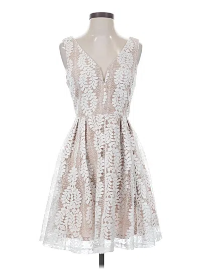 Pre-owned Lulus Cocktail Dress In White