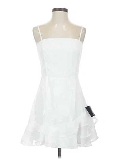Pre-owned Lulus Cocktail Dress In White