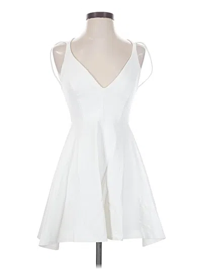 Pre-owned Lulus Cocktail Dress In White