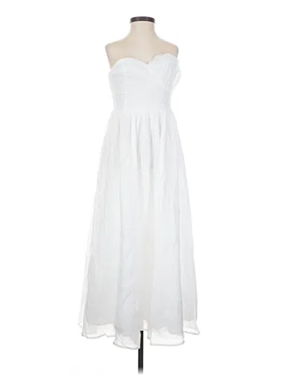 Pre-owned Lulus Cocktail Dress In White