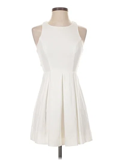 Pre-owned Lulus Cocktail Dress In White