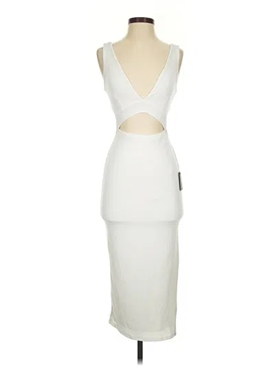 Pre-owned Lulus Cocktail Dress In White