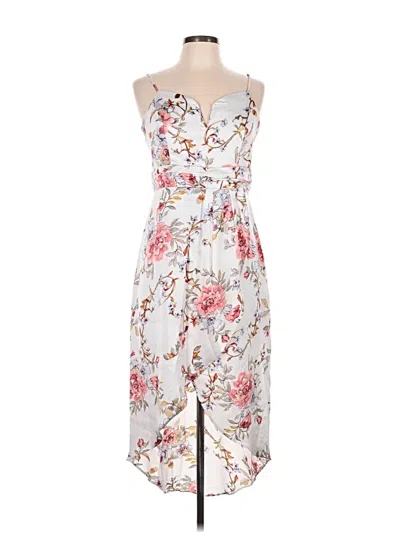 Pre-owned Lulus Cocktail Dress In White