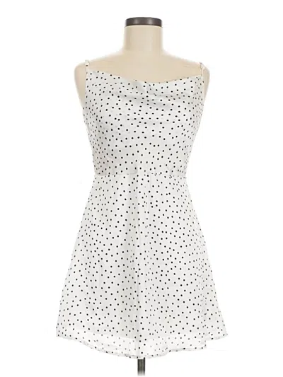 Pre-owned Lulus Cocktail Dress In White
