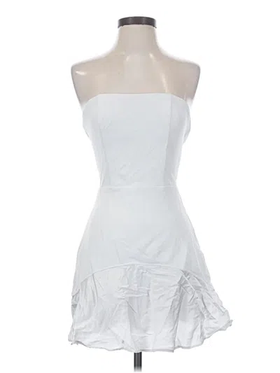 Pre-owned Lulus Cocktail Dress In White