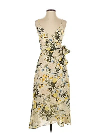 Pre-owned Lulus Cocktail Dress In Yellow