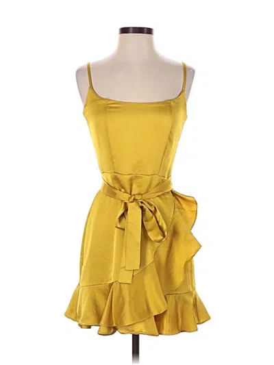 Pre-owned Lulus Cocktail Dress In Yellow