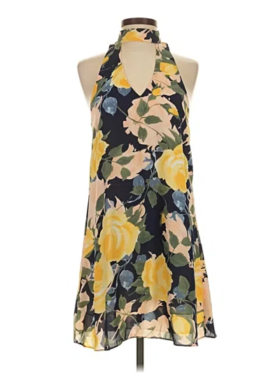 Pre-owned Lulus Cocktail Dress In Yellow