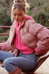Lulus Cuddly Perfection Hot Pink Fuzzy Pullover Hoodie In Hot Pink