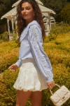 Lulus Cutely Defined White Bubble-hem Mini Skort In White