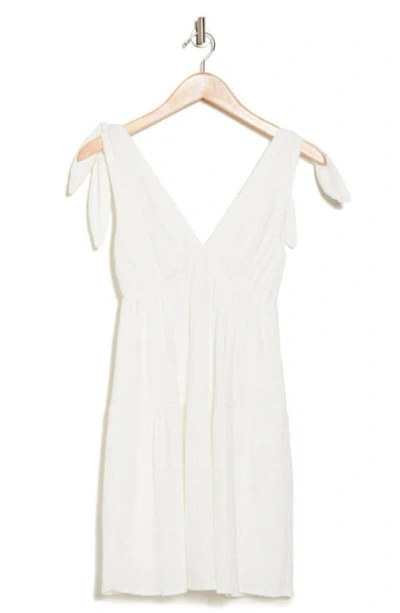 Lulus Daydream Aura Embroided Sleeveless Dress In White