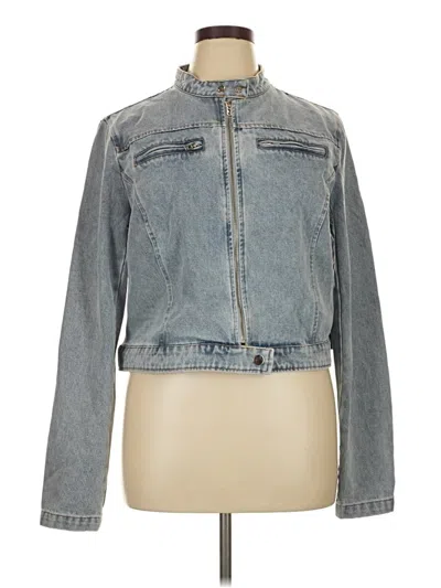 Pre-owned Lulus Denim Jacket In Blue
