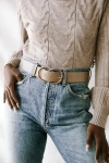 Lulus Double Oh Heaven Taupe Double Buckle Belt In Taupe