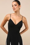 Lulus Elisha Black And White Sleeveless Maxi Dress