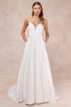 Lulus Exceptional Passion White Satin Cutout Maxi Dress With Pockets In White