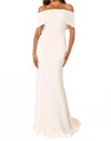 Lulus Exceptional Romance Off-the-shoulder Mermaid Maxi Dress In White In White