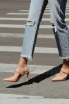 Lulus Faire Tan Pointed-toe Mules In Tan