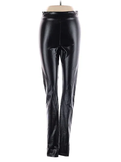 Pre-owned Lulus Faux Leather Pants In Black