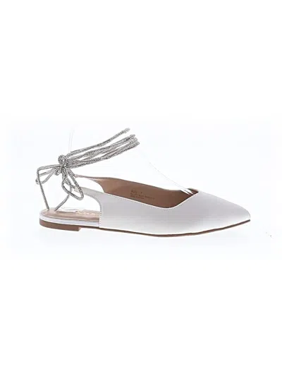 Pre-owned Lulus Flats In White