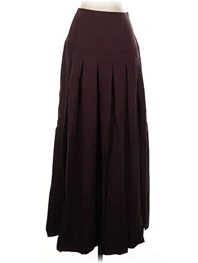 Pre-owned Lulus Formal Skirt In Burgundy