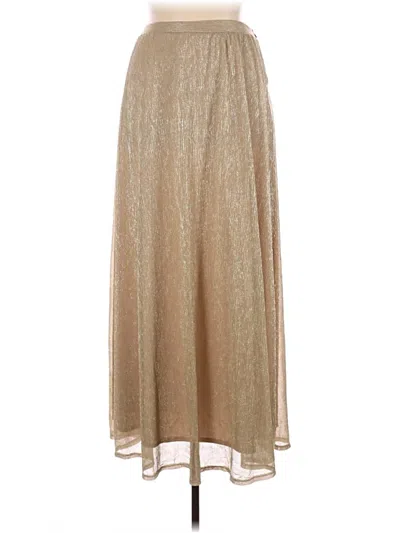 Pre-owned Lulus Formal Skirt In Gold