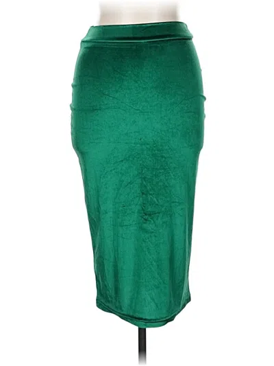 Pre-owned Lulus Formal Skirt In Green