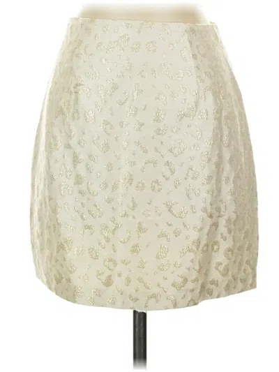 Pre-owned Lulus Formal Skirt In Ivory