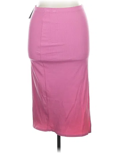 Pre-owned Lulus Formal Skirt In Pink
