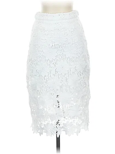Pre-owned Lulus Formal Skirt In Silver