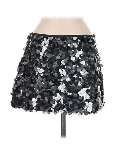 Pre-owned Lulus Formal Skirt In Silver