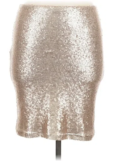 Pre-owned Lulus Formal Skirt In Silver