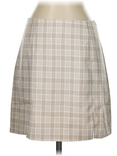 Pre-owned Lulus Formal Skirt In Tan