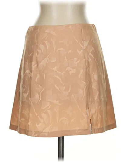 Pre-owned Lulus Formal Skirt In Tan