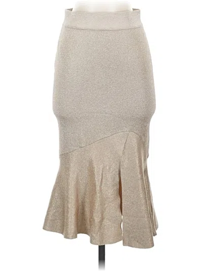 Pre-owned Lulus Formal Skirt In Tan