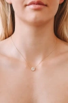 Lulus Had Me At Halo Gold Rhinestone Necklace In Gold