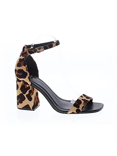 Pre-owned Lulus Heels In Brown