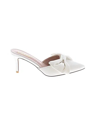 Pre-owned Lulus Heels In Ivory
