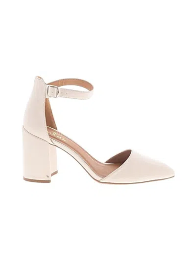Pre-owned Lulus Heels In Ivory