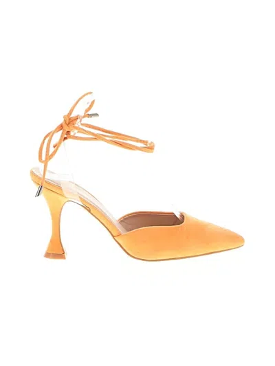 Pre-owned Lulus Heels In Orange