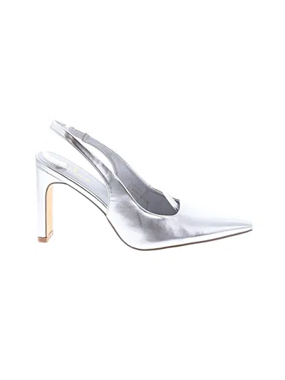 Pre-owned Lulus Heels In Silver