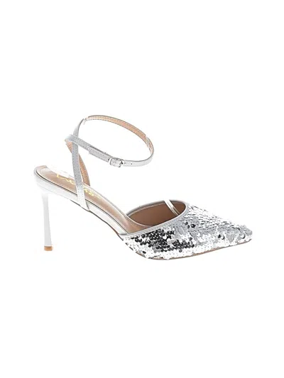 Pre-owned Lulus Heels In Silver