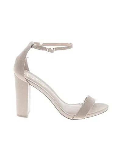 Pre-owned Lulus Heels In Tan