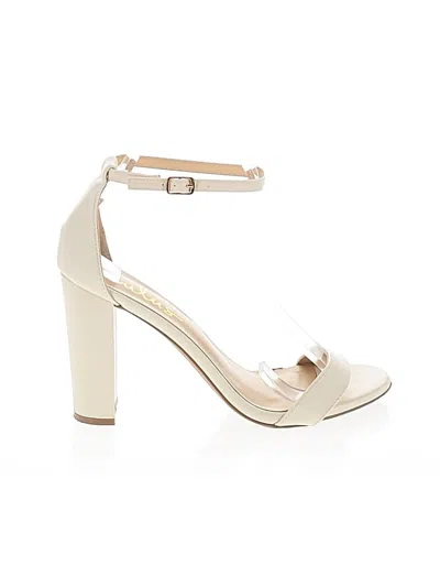 Pre-owned Lulus Heels In White