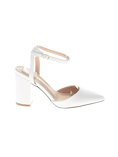 Pre-owned Lulus Heels In White