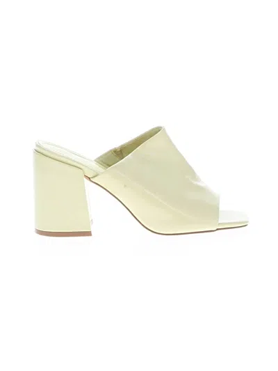 Pre-owned Lulus Heels In Yellow