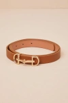 Lulus Immensely Perfect Brown Horsebit Buckle Belt In Brown